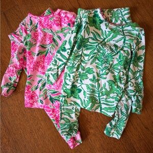 Lilly Pulitzer little girls pjs set of TWO